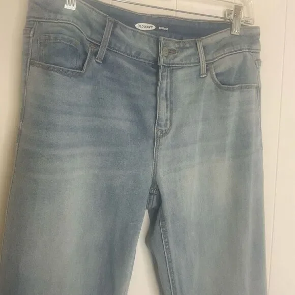 Old Navy Women's Size 10 Classic Bootcut Blue Jeans Stretch - Picture 2 of 12